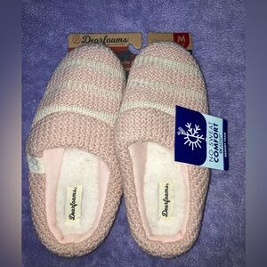 Dearfoams “Dusty Pink” House Slippers